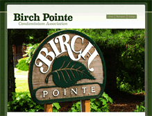 Tablet Screenshot of birchpointe.net